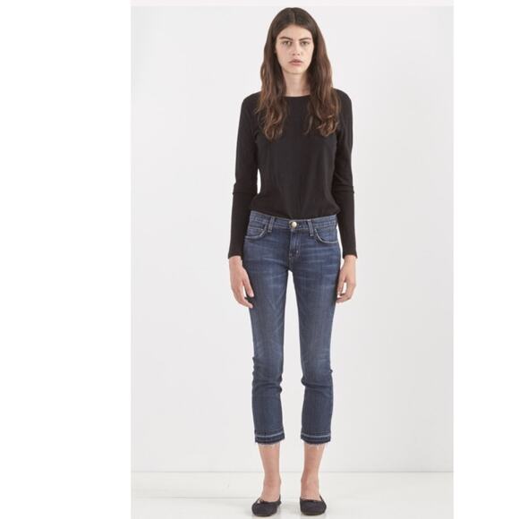 Current/Elliott The Cropped Straight Jeans - Picture 1 of 9